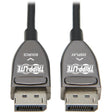 EATON Tripp Lite DisplayPort Active Optical Cable (AOC), 8K 60 Hz (M/M), CL3 Rated, Latching Connectors, Black, 25 m (82 ft.) - 82.02 ft Fiber Optic A/V Cable for Audio/Video Device, Digital Signage Player,...  - P580F3-25M-8K6