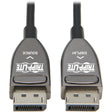 EATON Tripp Lite DisplayPort Active Optical Cable (AOC), 8K 60 Hz (M/M), CL3 Rated, Latching Connectors, Black, 30 m (98 ft.) - 98.43 ft Fiber Optic A/V Cable for Audio/Video Device, Digital Signage Player,...  - P580F3-30M-8K6