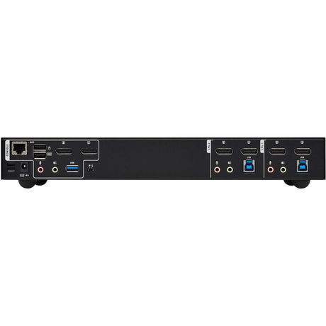 EATON Tripp Lite DisplayPort KVM Switch Dual-Display 2-Port 4K60Hz USB 3.2 Gen 1 - 2 Computer(s) - 1 Local User(s) - 4096 x 2160 - 50 Hz, 60 Hz - 1 x Network (RJ-45) - 6 x USB - Desktop, Rack-mountable - 6 ...  - B006-DP2UA2