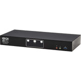 EATON Tripp Lite DisplayPort KVM Switch Dual-Display 2-Port 4K60Hz USB 3.2 Gen 1 - 2 Computer(s) - 1 Local User(s) - 4096 x 2160 - 50 Hz, 60 Hz - 1 x Network (RJ-45) - 6 x USB - Desktop, Rack-mountable - 6 ...  - B006-DP2UA2