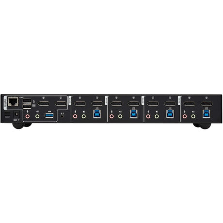 EATON Tripp Lite DisplayPort KVM Switch Dual-Display 4-Port 4K60Hz USB 3.2 Gen 1 - 4 Computer(s) - 1 Local User(s) - 4096 x 2160 - 50 Hz, 60 Hz - 1 x Network (RJ-45) - 8 x USB - Desktop, Rack-mountable - 10...  - B006-DP2UA4