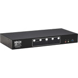 EATON Tripp Lite DisplayPort KVM Switch Dual-Display 4-Port 4K60Hz USB 3.2 Gen 1 - 4 Computer(s) - 1 Local User(s) - 4096 x 2160 - 50 Hz, 60 Hz - 1 x Network (RJ-45) - 8 x USB - Desktop, Rack-mountable - 10...  - B006-DP2UA4