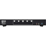 EATON Tripp Lite DisplayPort KVM Switch Dual-Display 4-Port 4K60Hz USB 3.2 Gen 1 - 4 Computer(s) - 1 Local User(s) - 4096 x 2160 - 50 Hz, 60 Hz - 1 x Network (RJ-45) - 8 x USB - Desktop, Rack-mountable - 10...  - B006-DP2UA4