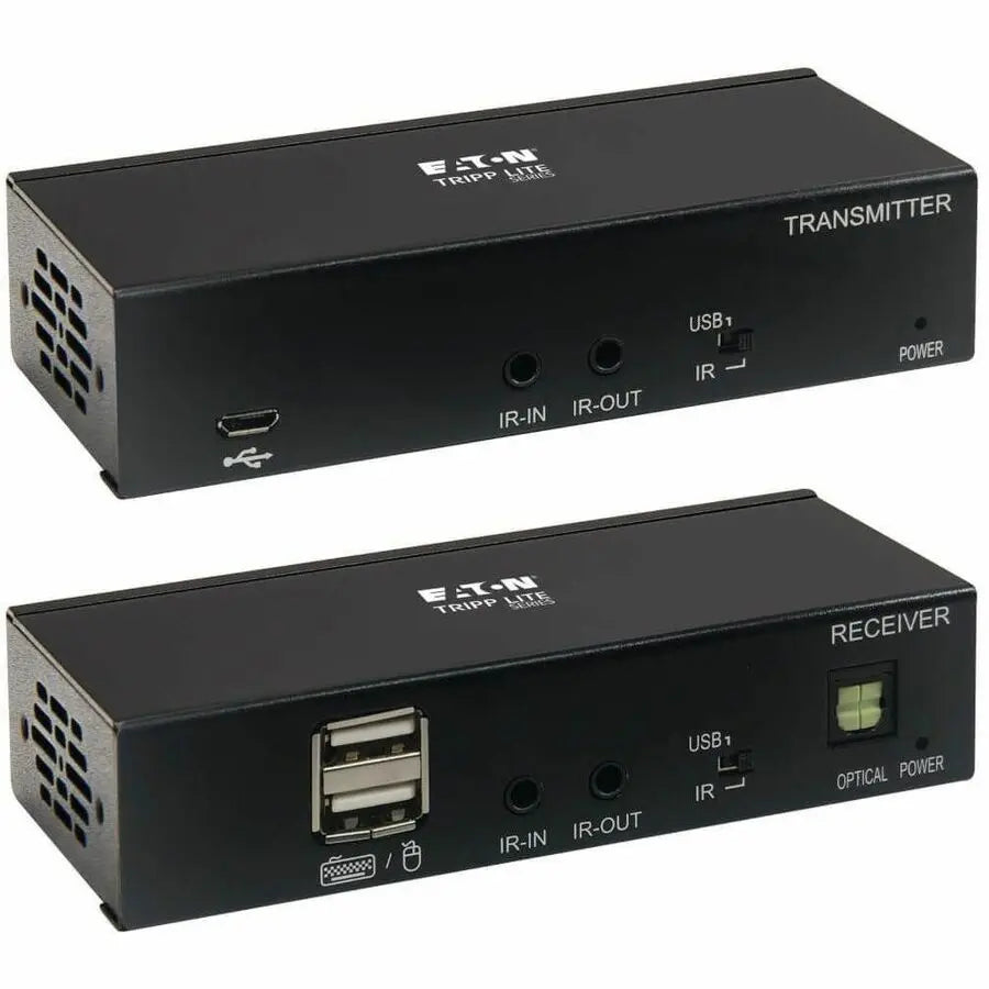 EATON Tripp Lite DisplayPort Over Cat6 Extender Kit KVM Support USB 4K PoC TAA - 2 Computer(s) - 1 Local User(s) - 2 Remote User(s) - 230 ft Range - 4K - 3840 x 2160 Maximum Video Resolution - 2 x Network (...  - B127A-1A1-BDBD