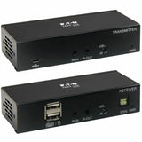 EATON Tripp Lite DisplayPort Over Cat6 Extender Kit KVM Support USB 4K PoC TAA - 2 Computer(s) - 1 Local User(s) - 2 Remote User(s) - 230 ft Range - 4K - 3840 x 2160 Maximum Video Resolution - 2 x Network (...  - B127A-1A1-BDBD