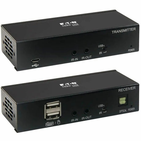 EATON Tripp Lite DisplayPort Over Cat6 Extender Kit KVM Support USB 4K PoC TAA - 2 Computer(s) - 1 Local User(s) - 2 Remote User(s) - 230 ft Range - 4K - 3840 x 2160 Maximum Video Resolution - 2 x Network (...  - B127A-1A1-BDBD