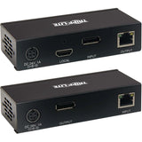 EATON Tripp Lite DisplayPort Over Cat6 Extender Kit KVM Support USB 4K PoC TAA - 2 Computer(s) - 1 Local User(s) - 2 Remote User(s) - 230 ft Range - 4K - 3840 x 2160 Maximum Video Resolution - 2 x Network (...  - B127A-1A1-BDBD