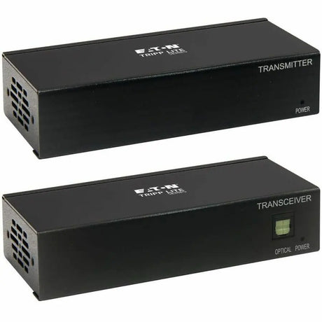 EATON Tripp Lite DisplayPort Over Cat6 Extender Kit Transmitter Receiver 4K PoC - 3 x Network (RJ-45)HDMI - 230 ft Extended Range - Metal - Black - B127A-111-BDTD