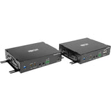 EATON Tripp Lite DisplayPort Over Fiber Extender Kit 4K @ 30Hz IR USB Duplex Multimode MMF 985ft TAA - 1 Computer(s) - 1 Local User(s) - 1 Remote User(s) - 1000 ft Range - 4K - 3840 x 2160 Maximum Video Res...  - B127F-1A1-MM-DD