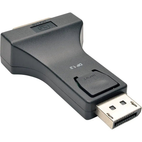 EATON Tripp Lite DisplayPort to DVI Adapter Converter Compact DP to DVI M/F DPort 1.2 - 1 x DisplayPort Male Digital Audio/Video - 1 x DVI-I Female Video - 1920 x 1200 Supported - Black - P134-000-DVI-V2
