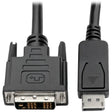 EATON Tripp Lite DisplayPort to DVI-D Adapter Cable DP w/ Latches M/M 1080p 15ft 15' - DisplayPort/DVI-D for Projector, Ultrabook, Monitor, Notebook, Video Device, TV - 15 ft - 1 x DisplayPort Male Digital ...  - P581-015