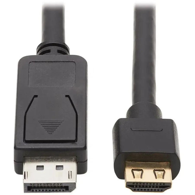 EATON Tripp Lite DisplayPort to HDMI Adapter Active DP 1.2a to HDMI 2.0 M/M 10ft - 10 ft DisplayPort/HDMI A/V Cable for Audio/Video Device, Monitor, Projector, HDTV, Chromebook, Tablet, Notebook, MacBook, P...  - P582-010-4K6AE