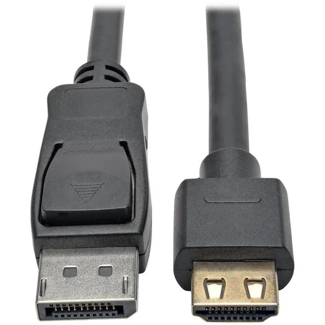 EATON Tripp Lite DisplayPort to HDMI Adapter Cable Active DP 1.2a to HDMI 4K 10ft - DisplayPort/HDMI for Audio/Video Device, Monitor, Projector, HDTV, Graphics Card - 10 ft - 1 x HDMI Male Digital Audio/Vid...  - P582-010-HD-V2A