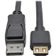 EATON Tripp Lite DisplayPort to HDMI Adapter Cable Active DP 1.2a to HDMI 4K 15ft - DisplayPort/HDMI for Audio/Video Device, Monitor, Projector, HDTV, Graphics Card - 15 ft - 1 x HDMI Male Digital Audio/Vid...  - P582-015-HD-V2A