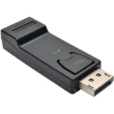 Tripp Lite DisplayPort to HDMI Adapter DP to HDMI Compact 4K x 2K M/F DPort 1.2 - 1 x DisplayPort Male Digital Audio/Video - 1 x HDMI Female Digital Audio/Video - 1920 x 1080 Supported - Black - P136-000-UHD-V2 EATON