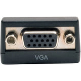 EATON Tripp Lite DisplayPort to VGA Adapter Active Converter DP to VGA M/F DPort 1.2 - 1 x DisplayPort 1.2 Male Digital Audio/Video - 1 x HD-15 Female VGA - 1920 x 1200 Supported - Black - P134-000-VGA-V2