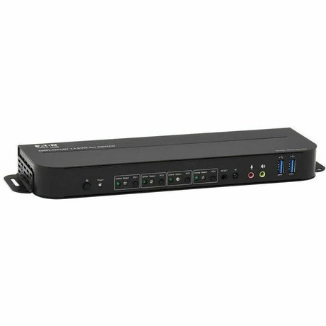 EATON Tripp Lite DisplayPort USB KVM Switch 4-Port 4K 60Hz HDR DP 1.4 USB Sharing - 4 Computer(s) - 1 Local User(s) - 4096 x 2160 - 8 x USB - 1 x HDMI - 5 x DisplayPort - B005-DPUA4