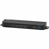 EATON Tripp Lite DisplayPort USB KVM Switch 4-Port 4K 60Hz HDR DP 1.4 USB Sharing - 4 Computer(s) - 1 Local User(s) - 4096 x 2160 - 8 x USB - 1 x HDMI - 5 x DisplayPort - B005-DPUA4