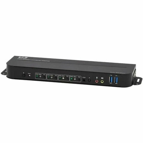 EATON Tripp Lite DisplayPort USB KVM Switch 4-Port 4K 60Hz HDR DP 1.4 USB Sharing - 4 Computer(s) - 1 Local User(s) - 4096 x 2160 - 8 x USB - 1 x HDMI - 5 x DisplayPort - B005-DPUA4