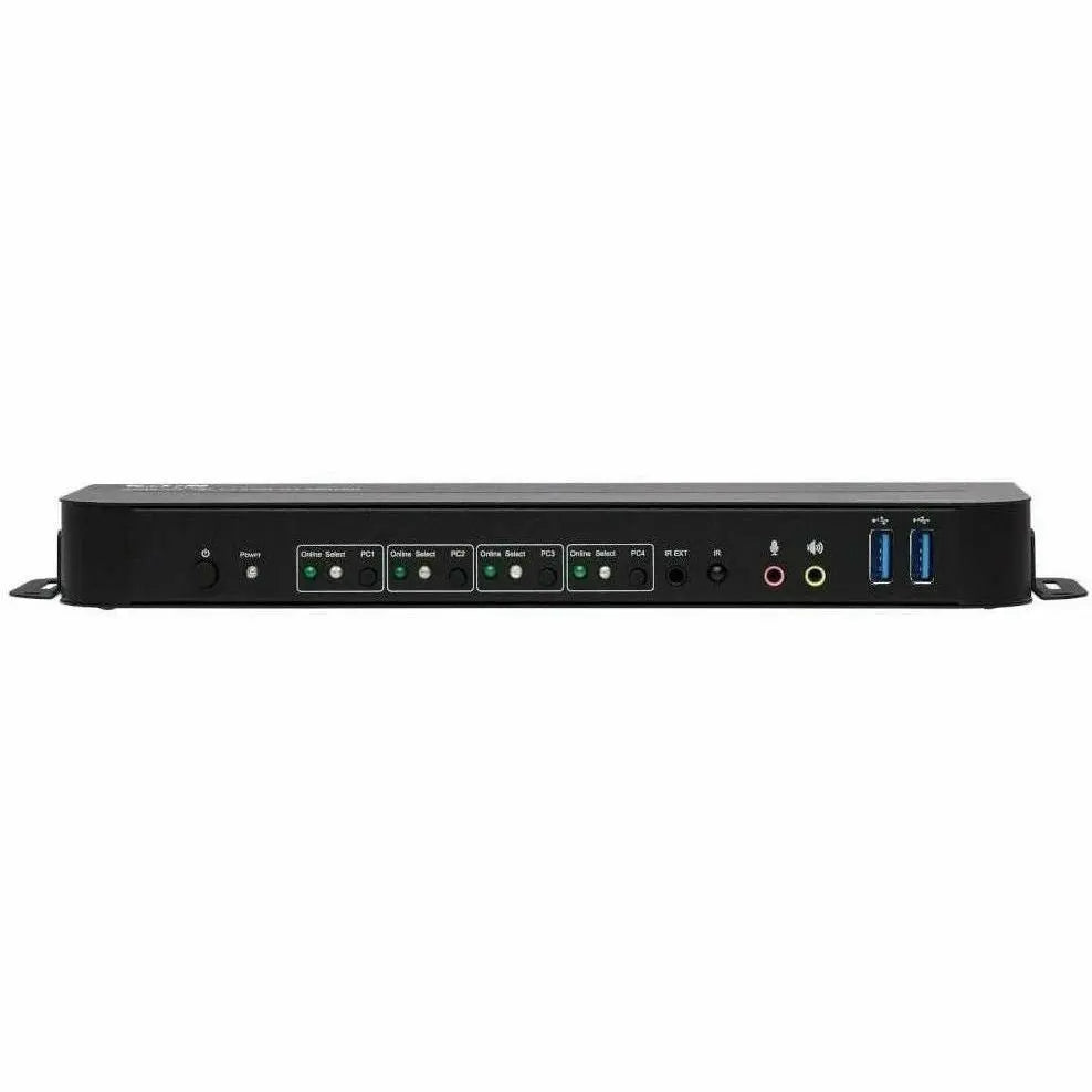 EATON Tripp Lite DisplayPort USB KVM Switch 4-Port 4K 60Hz HDR DP 1.4 USB Sharing - 4 Computer(s) - 1 Local User(s) - 4096 x 2160 - 8 x USB - 1 x HDMI - 5 x DisplayPort - B005-DPUA4