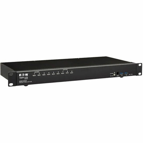 EATON Tripp Lite DisplayPort / USB KVM Switch 8-Port Audio/Video 4K 60Hz 1URM - 8 Computer(s) - 4096 x 2160 - 50 Hz, 60 Hz - 10 x USB - Rack-mountable, Desktop - 8 x DisplayPort - 1U - B024-DPU08