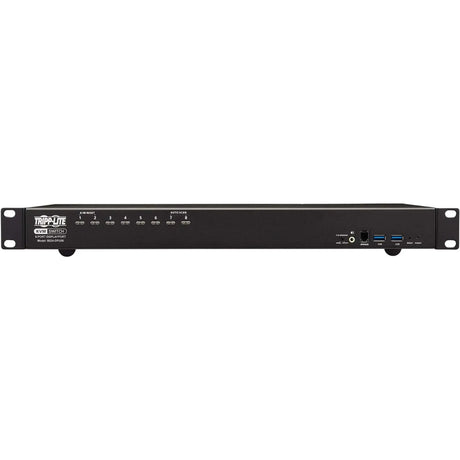 EATON Tripp Lite DisplayPort / USB KVM Switch 8-Port Audio/Video 4K 60Hz 1URM - 8 Computer(s) - 4096 x 2160 - 50 Hz, 60 Hz - 10 x USB - Rack-mountable, Desktop - 8 x DisplayPort - 1U - B024-DPU08