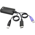 EATON Tripp Lite DisplayPort USB Server Interface w/Virtual Media & CAC B064 KVMs TAA - 1 Computer(s) - 164.04 ft Range - 1 x Network (RJ-45) x USB - DisplayPort - External - B055-001-UDP