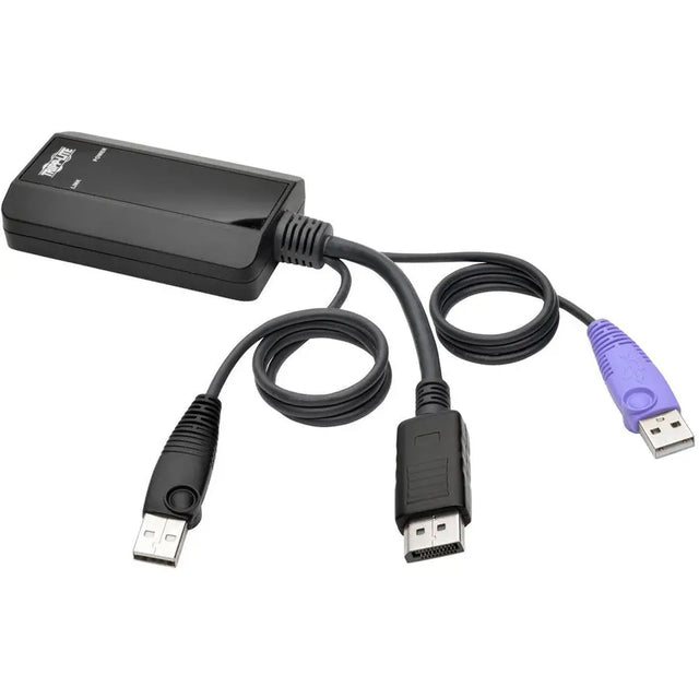 EATON Tripp Lite DisplayPort USB Server Interface w/Virtual Media & CAC B064 KVMs TAA - 1 Computer(s) - 164.04 ft Range - 1 x Network (RJ-45) x USB - DisplayPort - External - B055-001-UDP