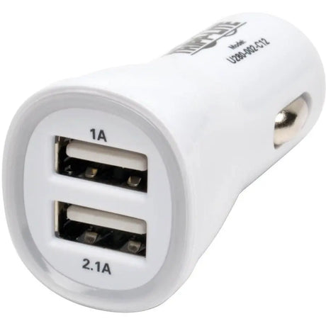 EATON Tripp Lite Dual USB Tablet Phone Car Charger High Power Adapter 5V / 3.1A 15.5W - 12 V DC Input Voltage - 5 V DC Output Voltage - 3.10 A Output Current - U280-002-C12