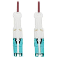 EATON Tripp Lite Duplex Multimode Fiber Optic Cable 400G OM4 LSZH CS-PC CS-PC 5M - 16.40 ft Fiber Optic Network Cable for Network Device, Patch Panel, Network Switch, Transceiver - First End: 2 x CS Male Ne...  - N822C-05M-MG
