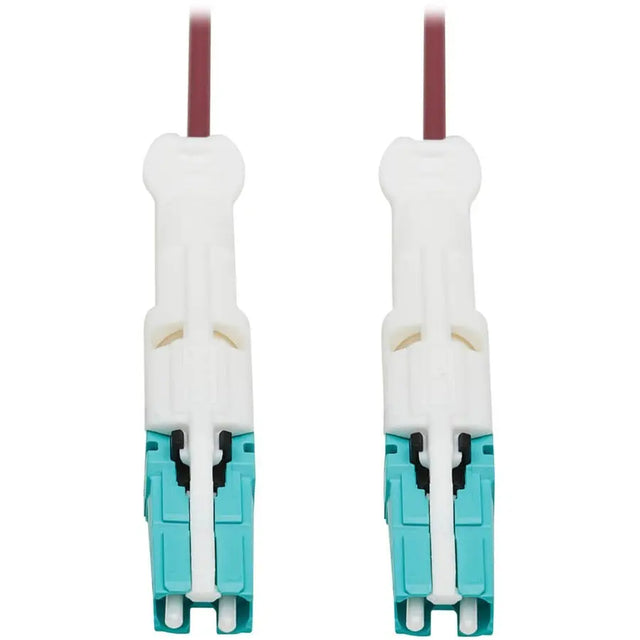 EATON Tripp Lite Duplex Multimode Fiber Optic Cable 400G OM4 LSZH CS-PC CS-PC 5M - 16.40 ft Fiber Optic Network Cable for Network Device, Patch Panel, Network Switch, Transceiver - First End: 2 x CS Male Ne...  - N822C-05M-MG