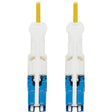 EATON Tripp Lite Duplex Singemode 400Gb Fiber Optic Cable 9/125 OS2 LSZH Yellow 1M - 3.28 ft Fiber Optic Network Cable for Network Device, Transceiver, Patch Panel, Network Switch - First End: 2 x CS Male N...  - N381C-01M
