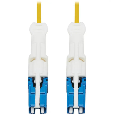 EATON Tripp Lite Duplex Singemode 400Gb Fiber Optic Cable 9/125 OS2 LSZH Yellow 1M - 3.28 ft Fiber Optic Network Cable for Network Device, Transceiver, Patch Panel, Network Switch - First End: 2 x CS Male N...  - N381C-01M
