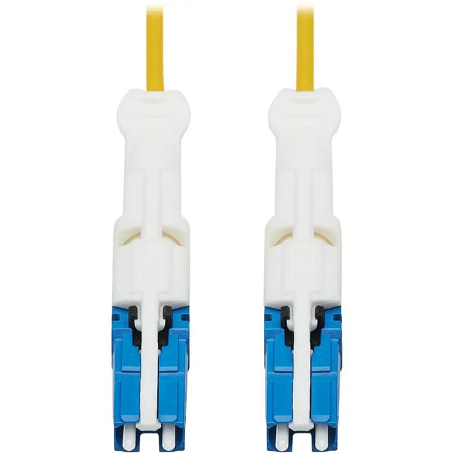 EATON Tripp Lite Duplex Singemode 400Gb Fiber Optic Cable 9/125 OS2 LSZH Yellow 1M - 3.28 ft Fiber Optic Network Cable for Network Device, Transceiver, Patch Panel, Network Switch - First End: 2 x CS Male N...  - N381C-01M