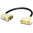 EATON Tripp Lite DVI Dual Link Digital Extension Adapter Cable with 45 degree Left Plug - (DVI-D M/F) 1-ft. - P562-001-45L