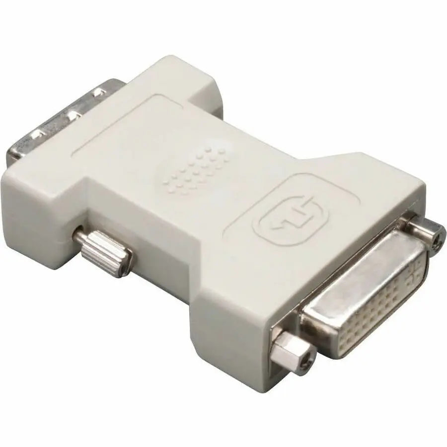 EATON Tripp Lite DVI-I to DVI-D Dual Link Video Cable Adapter (F/M) - 1 x DVI-D Digital Video Male - 1 x DVI-I Video Female - Gold Contact - Beige - P118-000