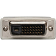 EATON Tripp Lite DVI-I to DVI-D Dual Link Video Cable Adapter (F/M) - 1 x DVI-D Digital Video Male - 1 x DVI-I Video Female - Gold Contact - Beige - P118-000