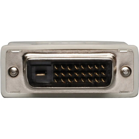 EATON Tripp Lite DVI-I to DVI-D Dual Link Video Cable Adapter (F/M) - 1 x DVI-D Digital Video Male - 1 x DVI-I Video Female - Gold Contact - Beige - P118-000
