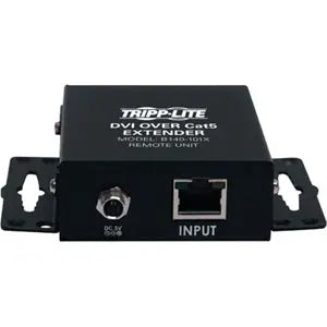 EATON Tripp Lite DVI over Cat5 Cat6 Extender Video Transmitter & Receiver TAA - 1 Input Device - 1 Output Device - 200 ft Range - 2 x Network (RJ-45) - 1 x DVI In - 1 x DVI Out - Full HD - 1920 x 1080 - Twi...  - B140-101X