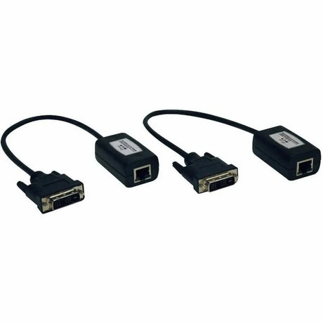 EATON Tripp Lite DVI Over Cat5/Cat6 Passive Video Extender Kit Transmitter Receiver 100' - 1 Input Device - 1 Output Device - 100 ft Range - 2 x Network (RJ-45) - 1 x DVI In - 1 x DVI Out - Full HD - 1920 x...  - B140-101
