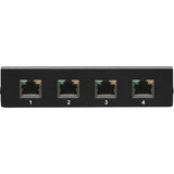 EATON Tripp Lite DVI Over Cat5/Cat6 Video Extender Splitter 4-Port Transmitter 200' - 1920x1080 at 60Hz - B140-004