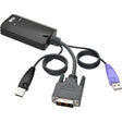 Tripp Lite DVI USB Server Interface w/ Virtual Media & CAC for B064 KVMs TAA - 1 Computer(s) - 164.04 ft Range - 1 x Network (RJ-45) x USB x DVI - External - B055-001-UDV EATON
