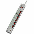 EATON Tripp Lite Eco Green Surge Protector Switched 7 Outlet Conserve Energy - 7 x NEMA 5-15R - 1800 VA - 1080 J - 125 V AC Input - 125 V AC Output - TLP76MSG