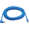 EATON Tripp Lite Ethernet Cable Shielded M12 XCode Cat6a Right-Angle RJ45 MM 10M - 32.81 ft Category 6a Network Cable for Network Device, Controller, Switch, Security Device, Surveillance Camera, VoIP Devic...  - NM12-6A4-10M-BL