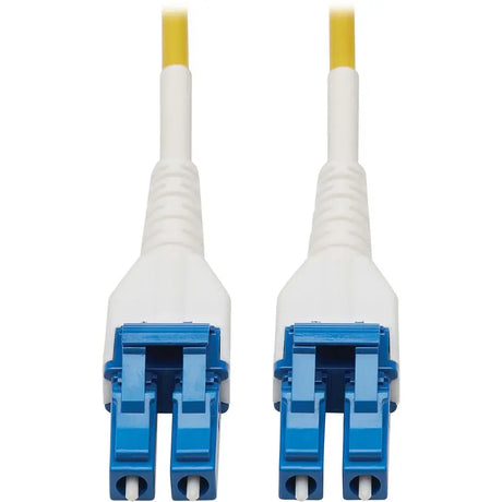 EATON Tripp Lite Fiber Cable 100G SMF Duplex 9/125 OS2 LC/LC Armored Yellow 15M - 49.21 ft Fiber Optic Network Cable for Network Device, Switch, Patch Panel - First End: 2 x LC Male Network - Second End: 2 ...  - N370-15M-AR