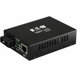 EATON Tripp Lite Fiber Optic 10/100/1000 to 1000BaseLX SC Gigabit Multimode Media Converter 2km 1310nm - 1 x Network (RJ-45) - 1 x SC Ports - 10/100/1000Base-T, 1000Base-FX - External - N785-001-SC
