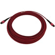 EATON Tripp Lite Fiber Optic Cable 100G MMF 50/125 OM4 12F MTP/MPO-PC F/F 15M - 49.21 ft Fiber Optic Network Cable for Network Device, Patch Panel, Switch - First End: 1 x MTP/MPO Network - Female - Second  - N845B-15M-12-MG