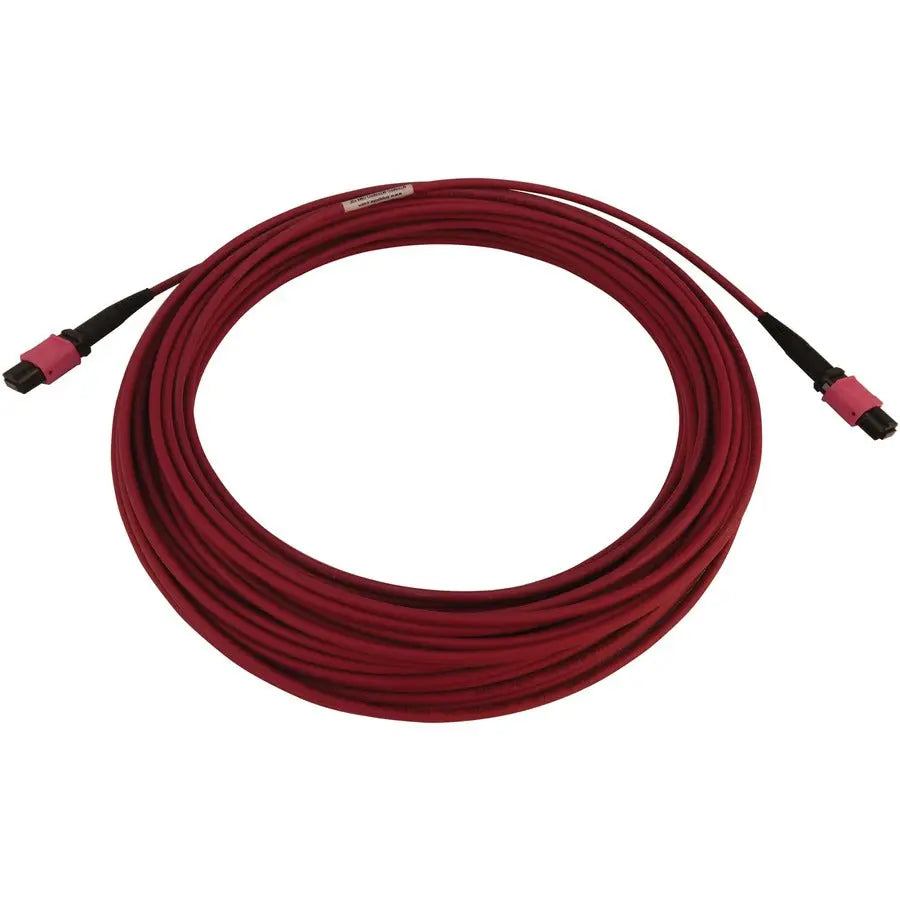 EATON Tripp Lite Fiber Optic Cable 100G MMF 50/125 OM4 12F MTP/MPO-PC F/F 15M - 49.21 ft Fiber Optic Network Cable for Network Device, Patch Panel, Switch - First End: 1 x MTP/MPO Network - Female - Second  - N845B-15M-12-MG