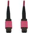 EATON Tripp Lite Fiber Optic Cable 100G MMF 50/125 OM4 12F MTP/MPO-PC F/F 25M - 82.02 ft Fiber Optic Network Cable for Network Device, Patch Panel, Switch - First End: 1 x MTP/MPO Network - Female - Second  - N845B-25M-12-MG