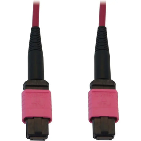 EATON Tripp Lite Fiber Optic Cable 100G MMF 50/125 OM4 12F MTP/MPO-PC F/F 25M - 82.02 ft Fiber Optic Network Cable for Network Device, Patch Panel, Switch - First End: 1 x MTP/MPO Network - Female - Second  - N845B-25M-12-MG